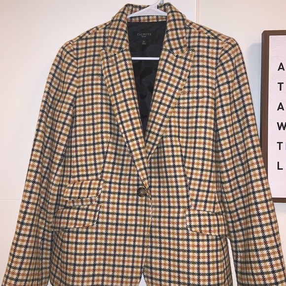 Talbots Plaid Blazer in perfect condition - Picture 6 of 8